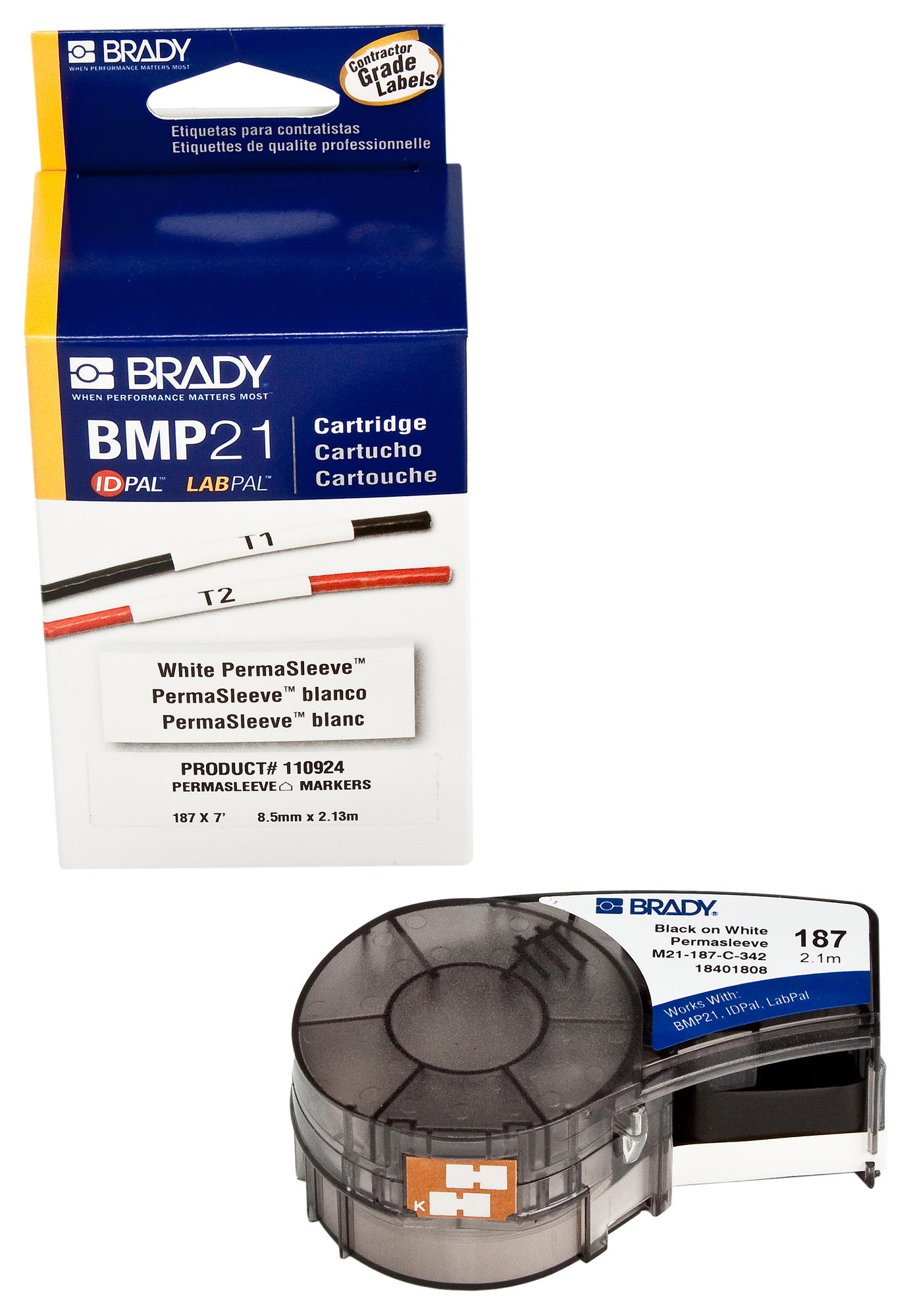 BRADY M21-187-C-342 Marcadores Termorretráctiles Para Cables