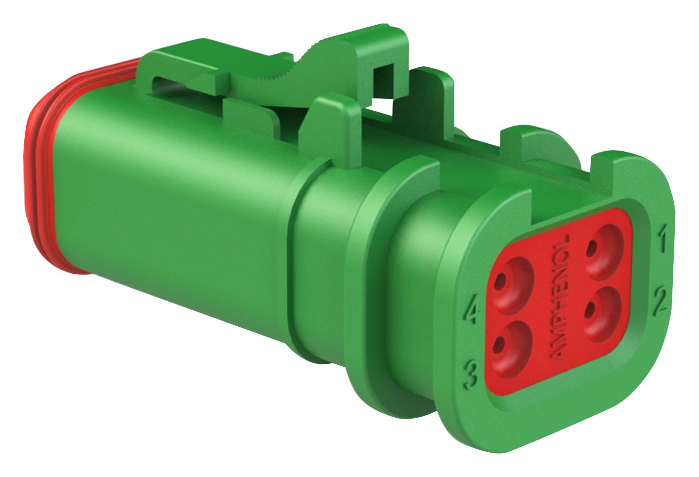 AMPHENOL SINE/TUCHEL AT06-4S-OMGRN Carcasas Para Conectores De Automoción