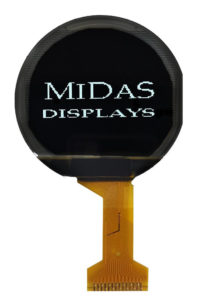 MIDAS DISPLAYS MDOT136160AY-WS Pantallas OLED Gráficas