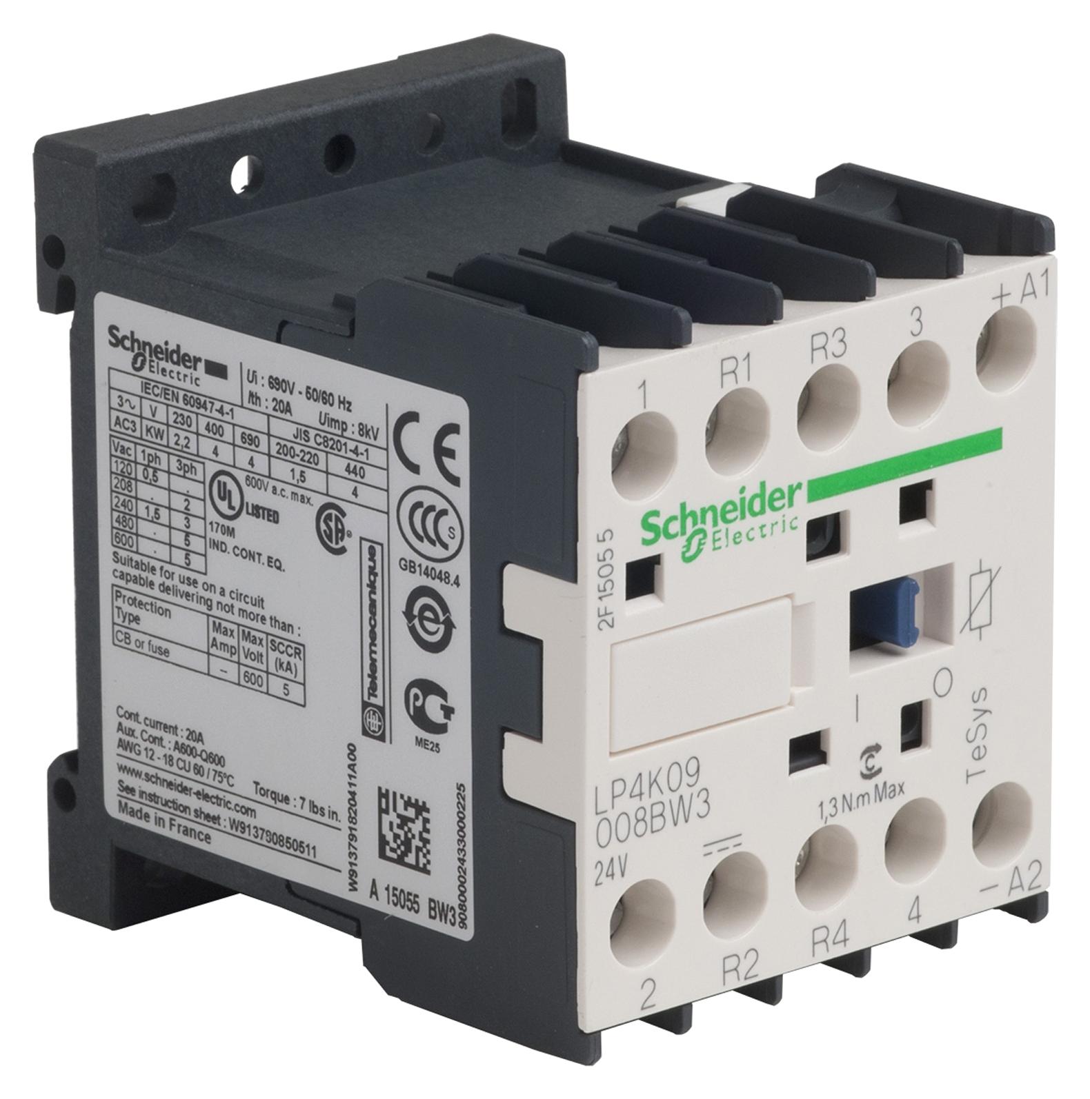 SCHNEIDER ELECTRIC LP4K09008BW3 Contactores