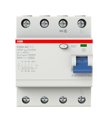 ABB 2CSF204001R1900 Disyuntores RCBO, RCD, GFCI, AFDD