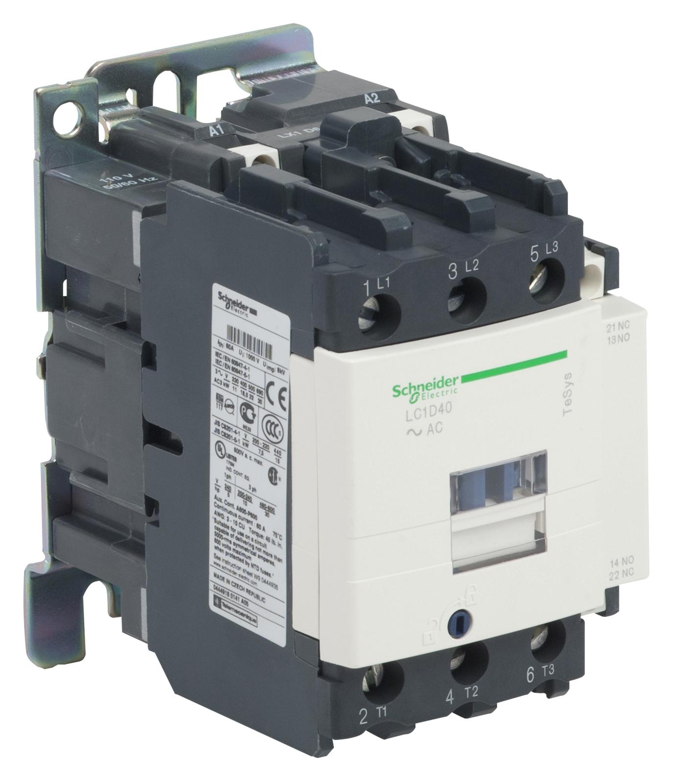 SCHNEIDER ELECTRIC LC1D40P7S335 Contactores