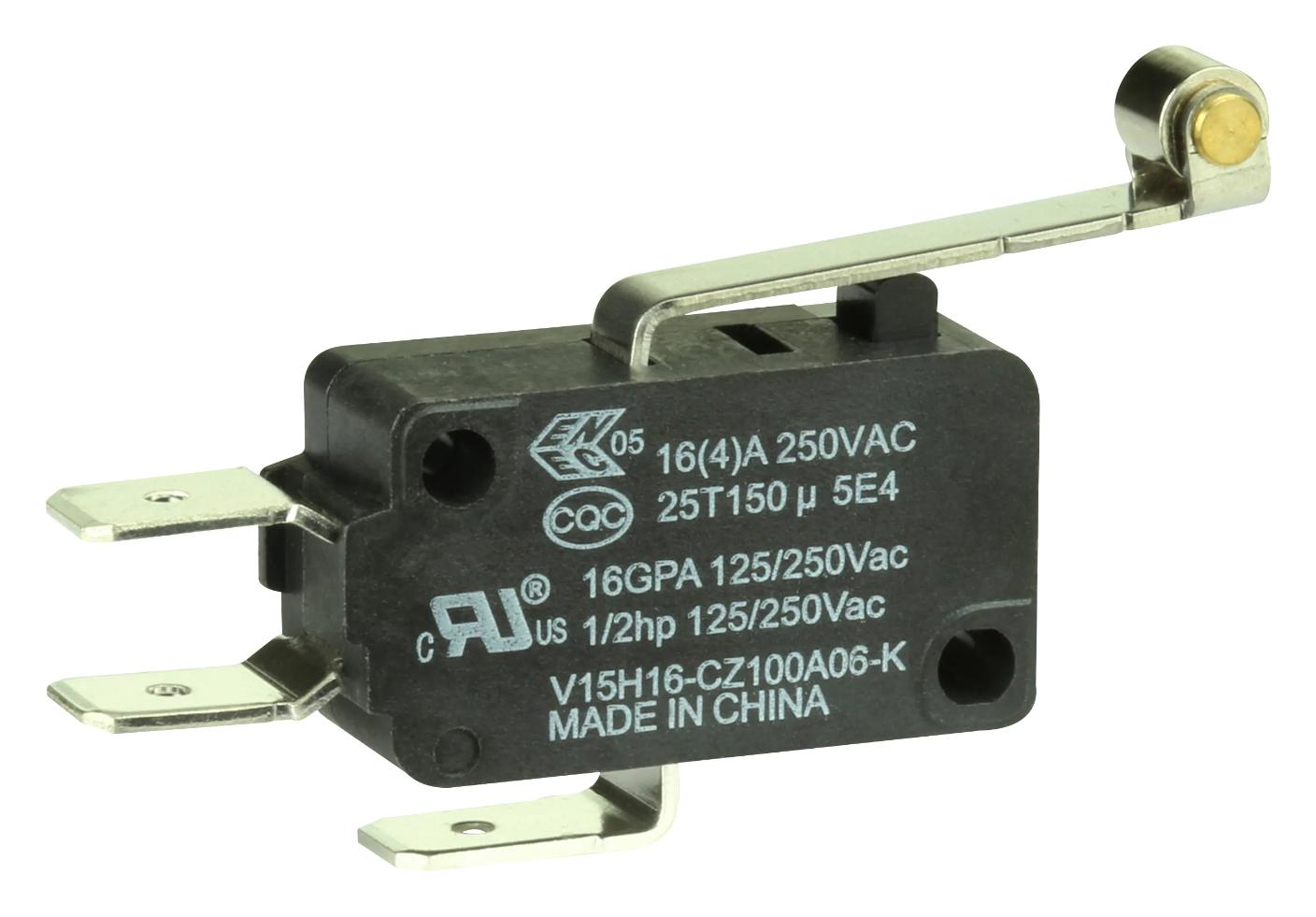 HONEYWELL V15H16-CZ100A06-K Microinterruptores De Acción Rápida