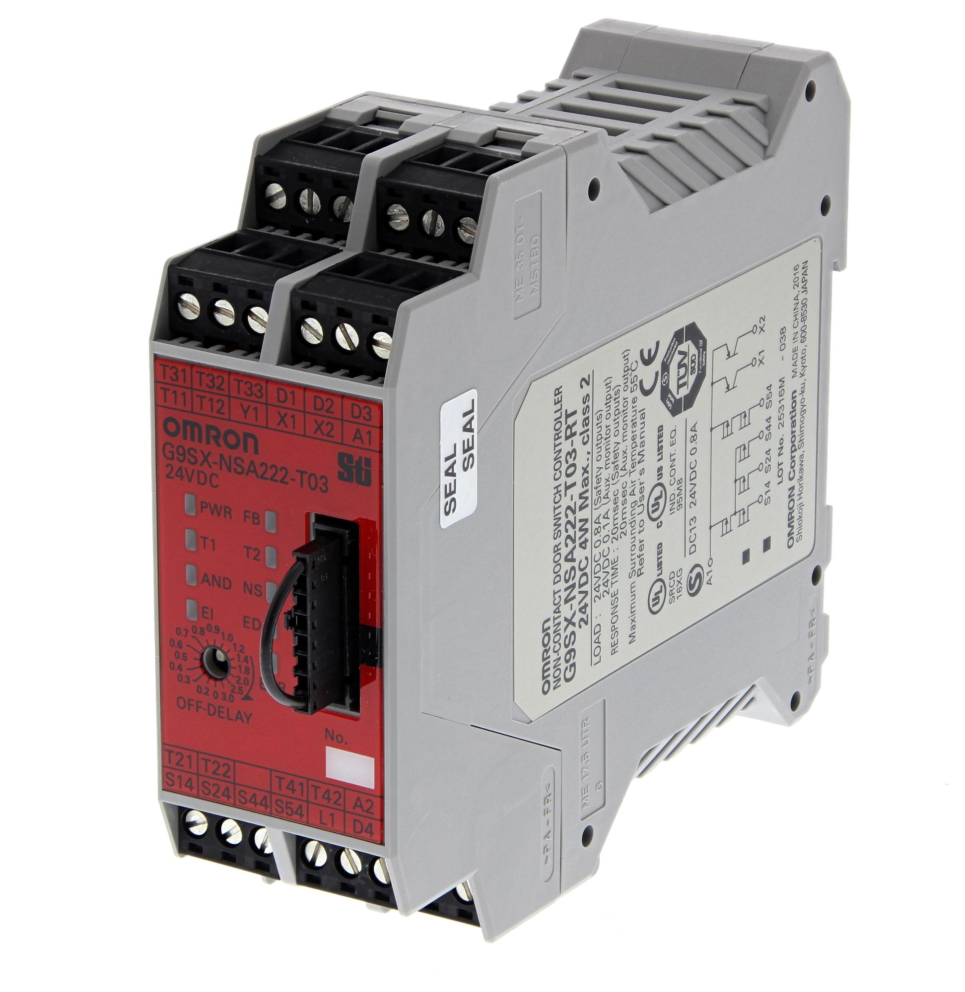 OMRON INDUSTRIAL AUTOMATION G9SX-NSA222-T03-RT  DC24 Relés De Seguridad