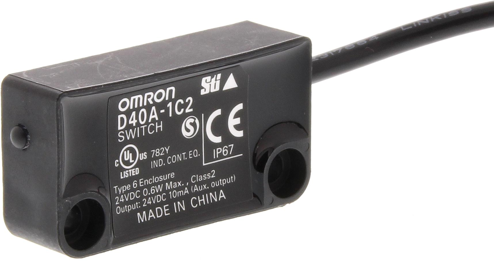 OMRON INDUSTRIAL AUTOMATION D40A-1C2 Interruptores Con Enclavamiento De Seguridad