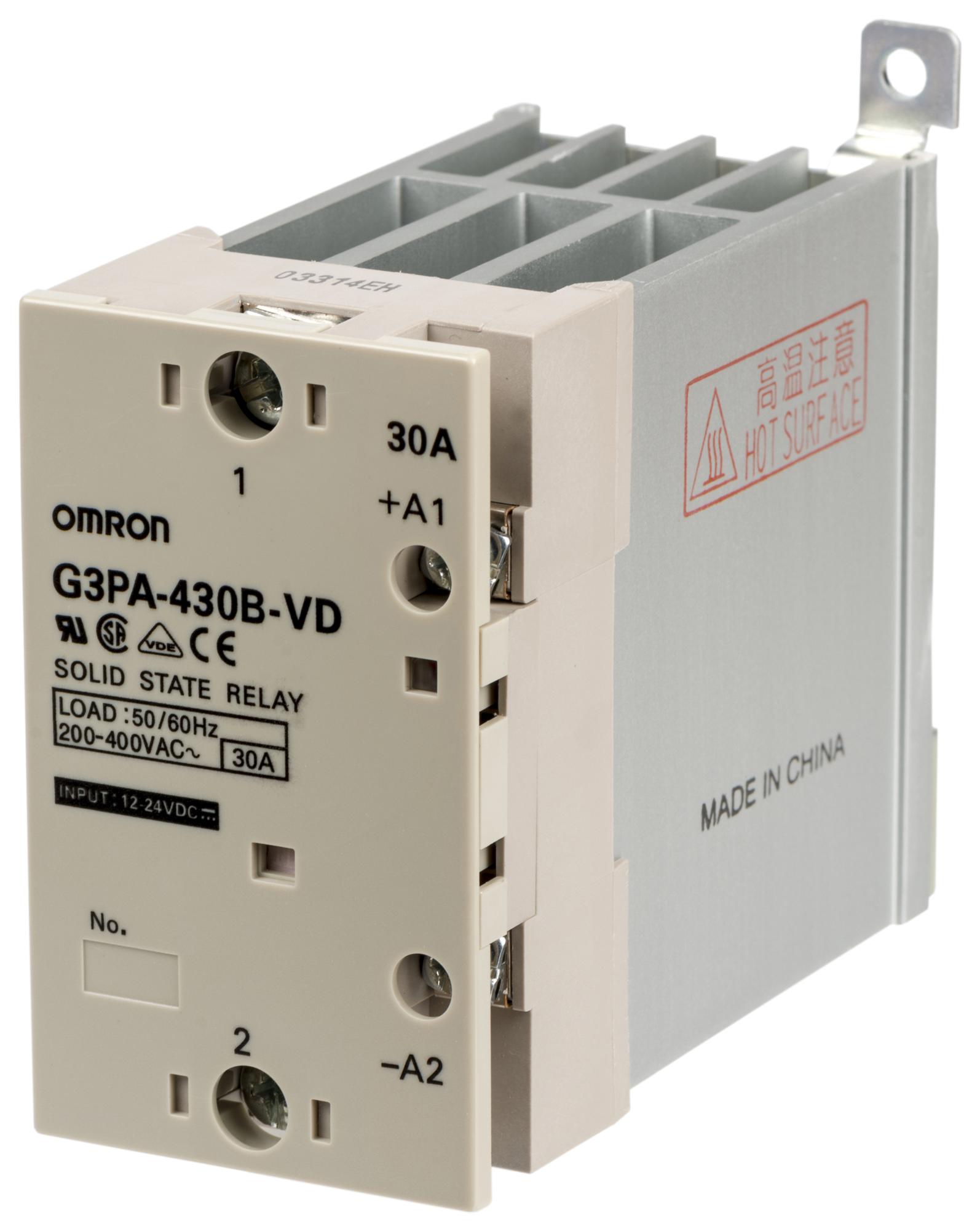 OMRON INDUSTRIAL AUTOMATION G3PA-430B-VD-2 12-24VDC Relés De Estado Sólido