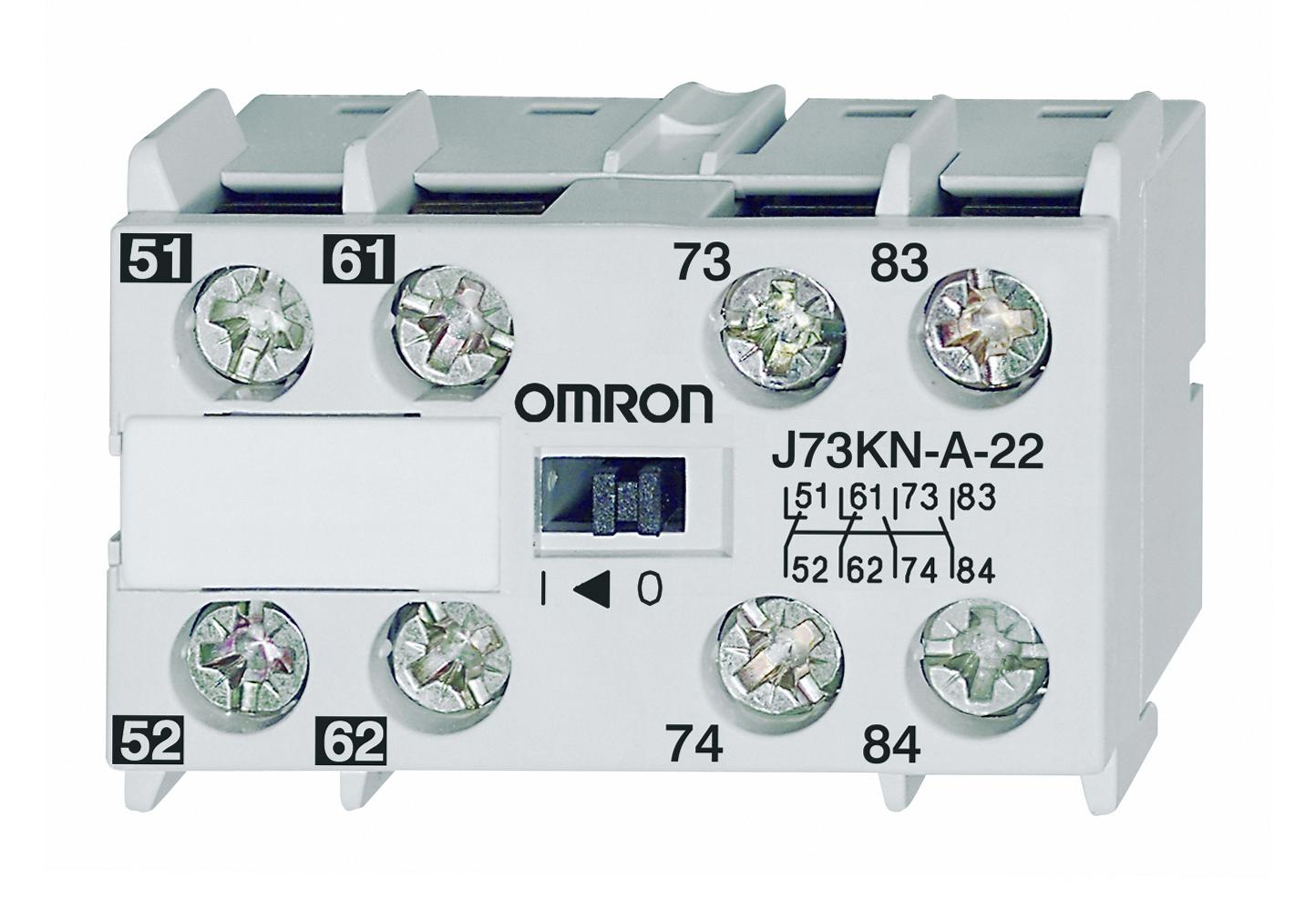 OMRON INDUSTRIAL AUTOMATION J73KN-A-22 Contactos Auxiliares Para Contactores