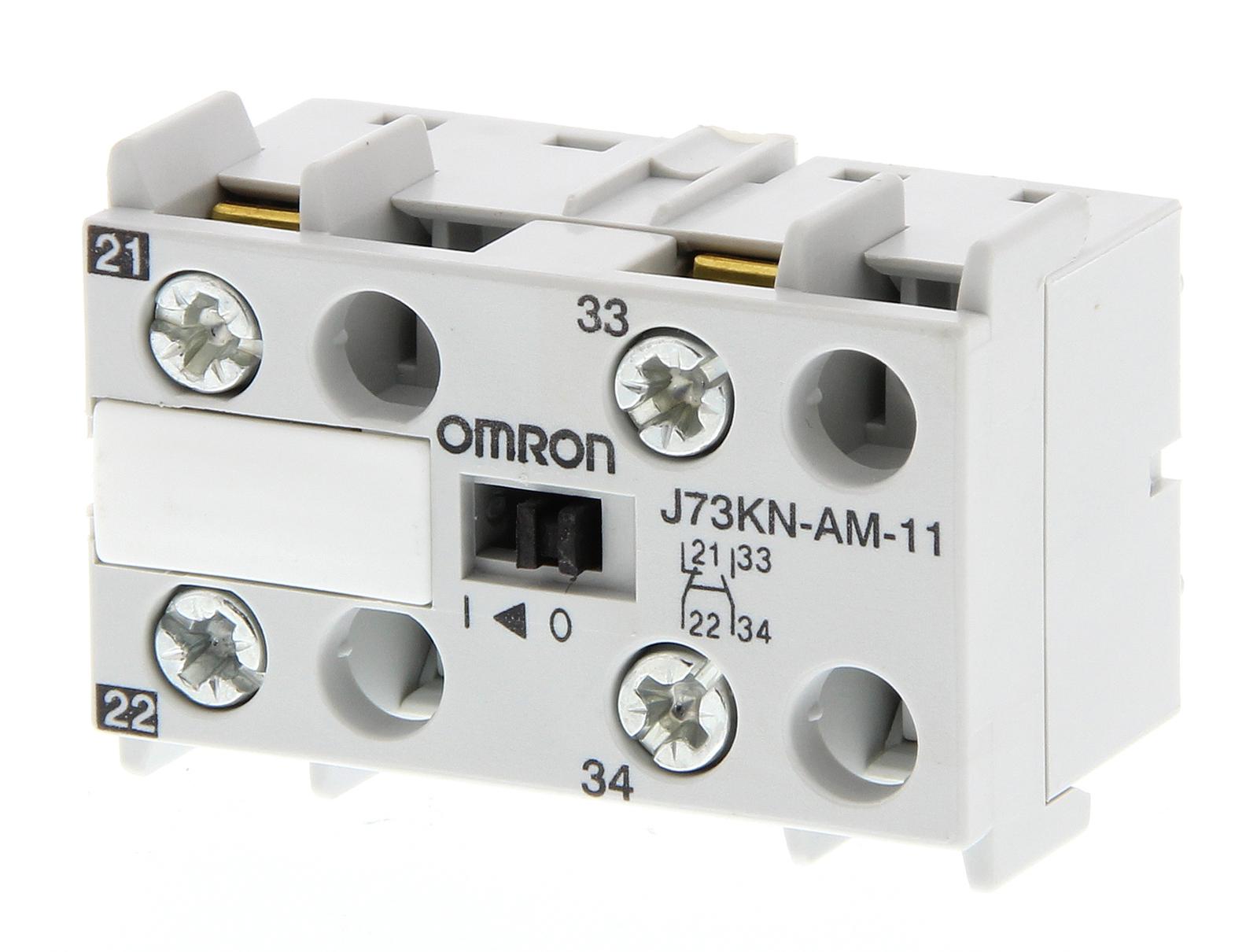 OMRON INDUSTRIAL AUTOMATION J73KN-AM-11 Contactos Auxiliares Para Contactores