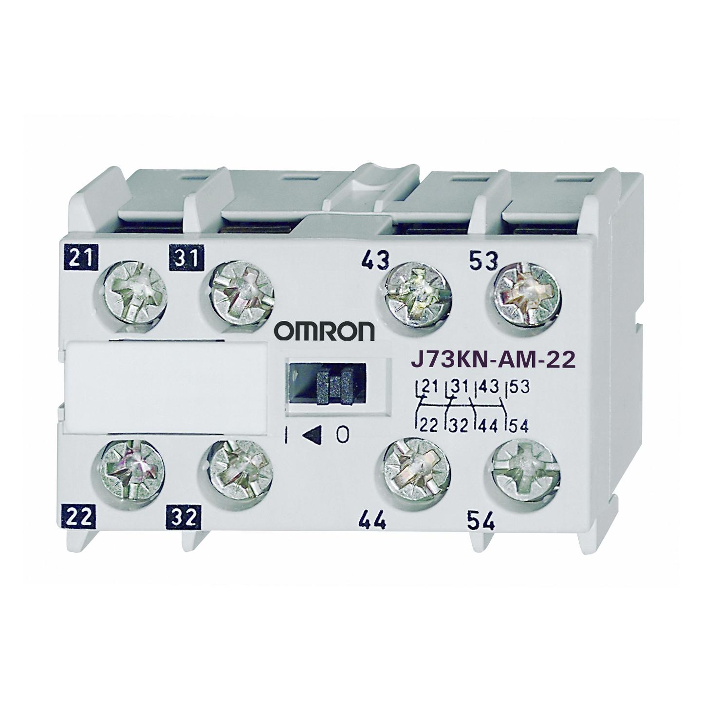 OMRON INDUSTRIAL AUTOMATION J73KN-AM-22 Contactos Auxiliares Para Contactores