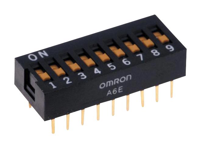 OMRON ELECTRONIC COMPONENTS A6E-9104-N Interruptores DIP Y SIP