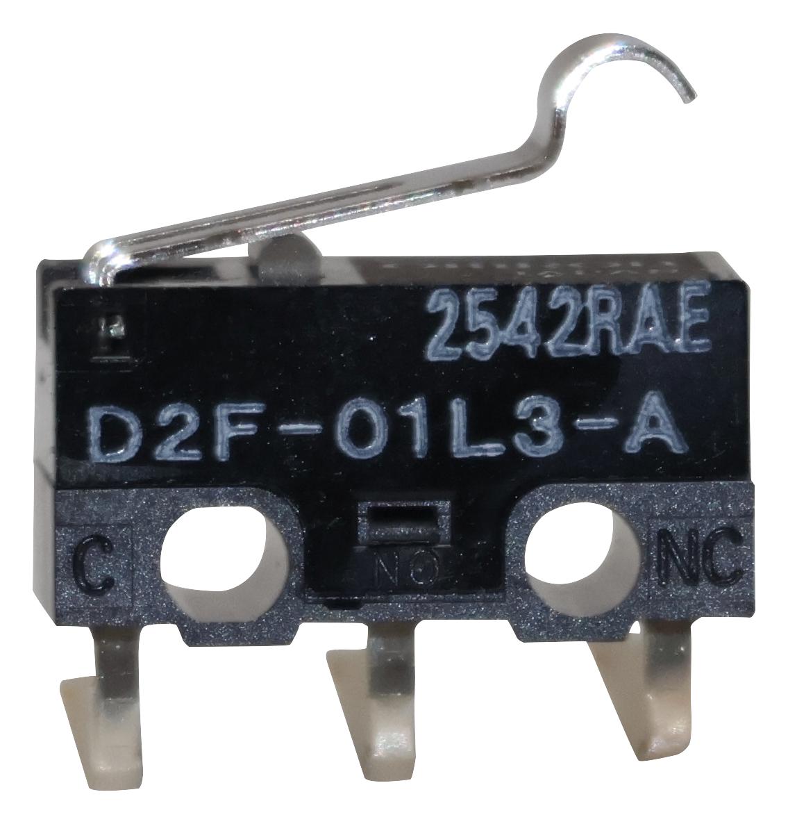 OMRON ELECTRONIC COMPONENTS D2F-01L3-A Microinterruptores De Acción Rápida