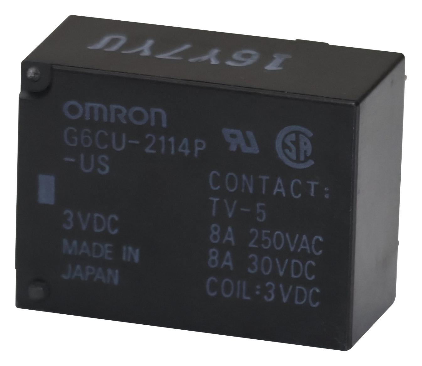 OMRON ELECTRONIC COMPONENTS G6CU-2114P-US  DC3 Relés De Potencia