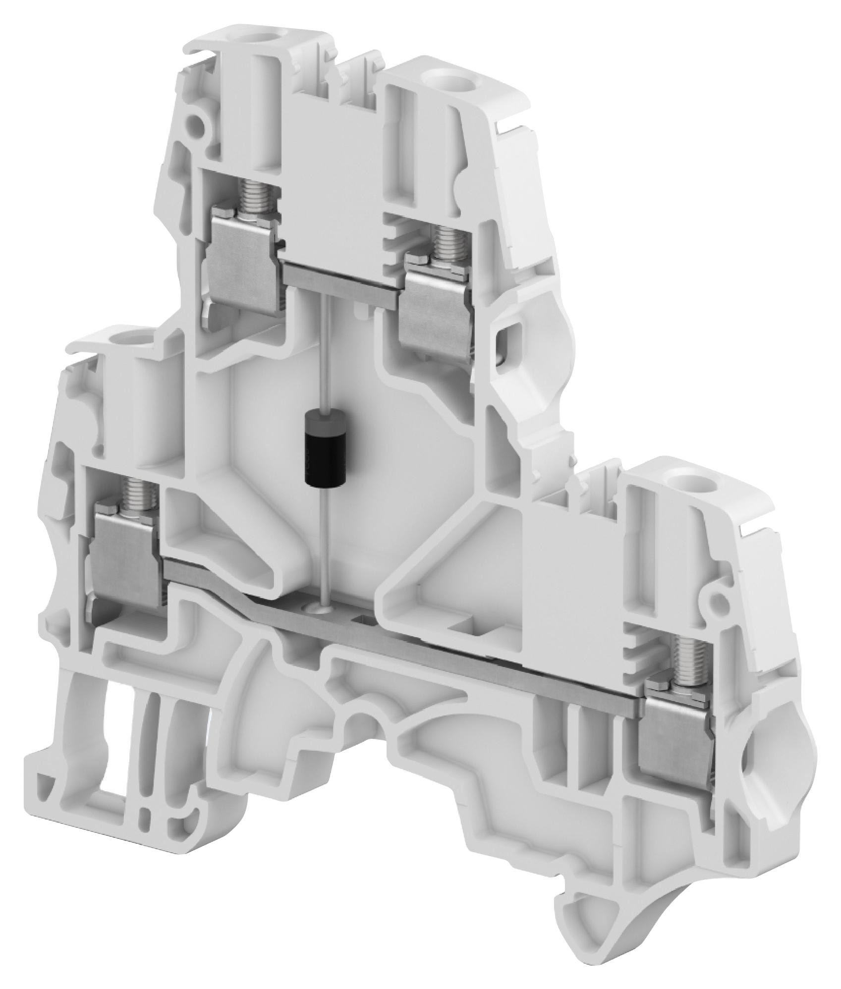 ENTRELEC - TE CONNECTIVITY 1SNK505215R0000 Bloques De Terminales Para Montaje En Carril DIN