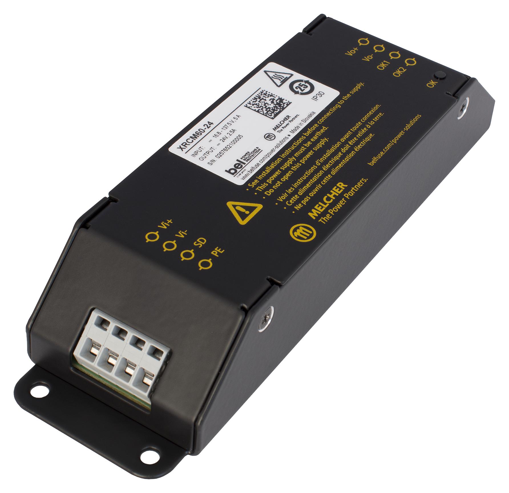 BEL POWER SOLUTIONS XRCM60-15 Convertidores DC / DC Aislados De Montaje En Chasis