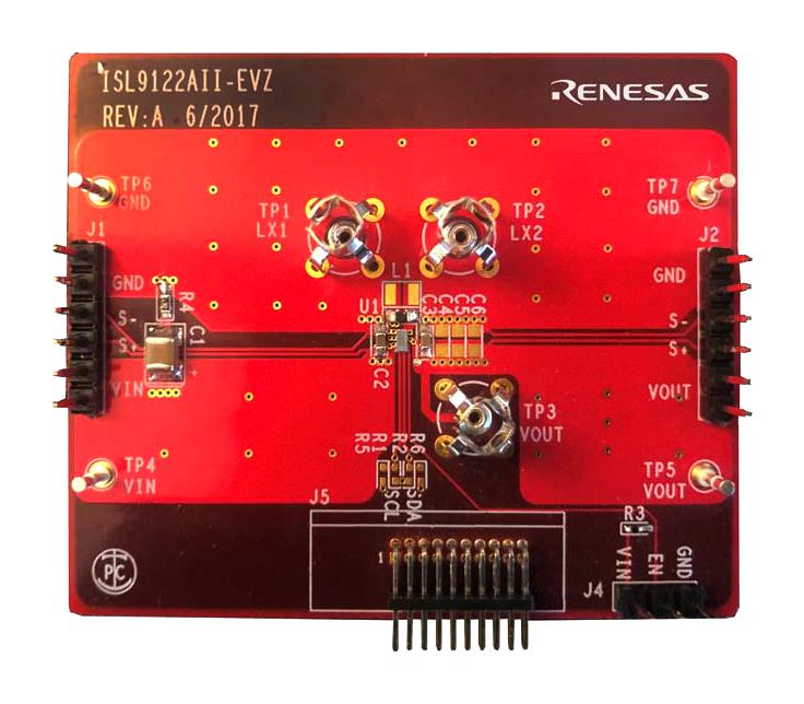 RENESAS ISL9122AIIN-EVZ Kits De Desarrollo Para Gestión De Alimentación - DC / DC