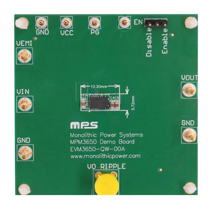 MONOLITHIC POWER SYSTEMS (MPS) EVM3650-QW-00A Kits De Desarrollo Para Gestión De Alimentación - DC / DC