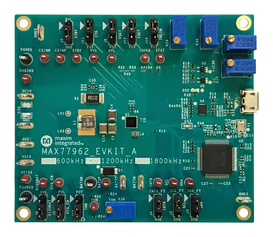 MAXIM INTEGRATED / ANALOG DEVICES MAX77962EVKIT-12# Kits De Desarrollo Para Gestión De Baterías