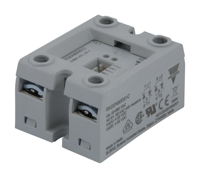 CARLO GAVAZZI RKD2A60D51C Relés De Estado Sólido