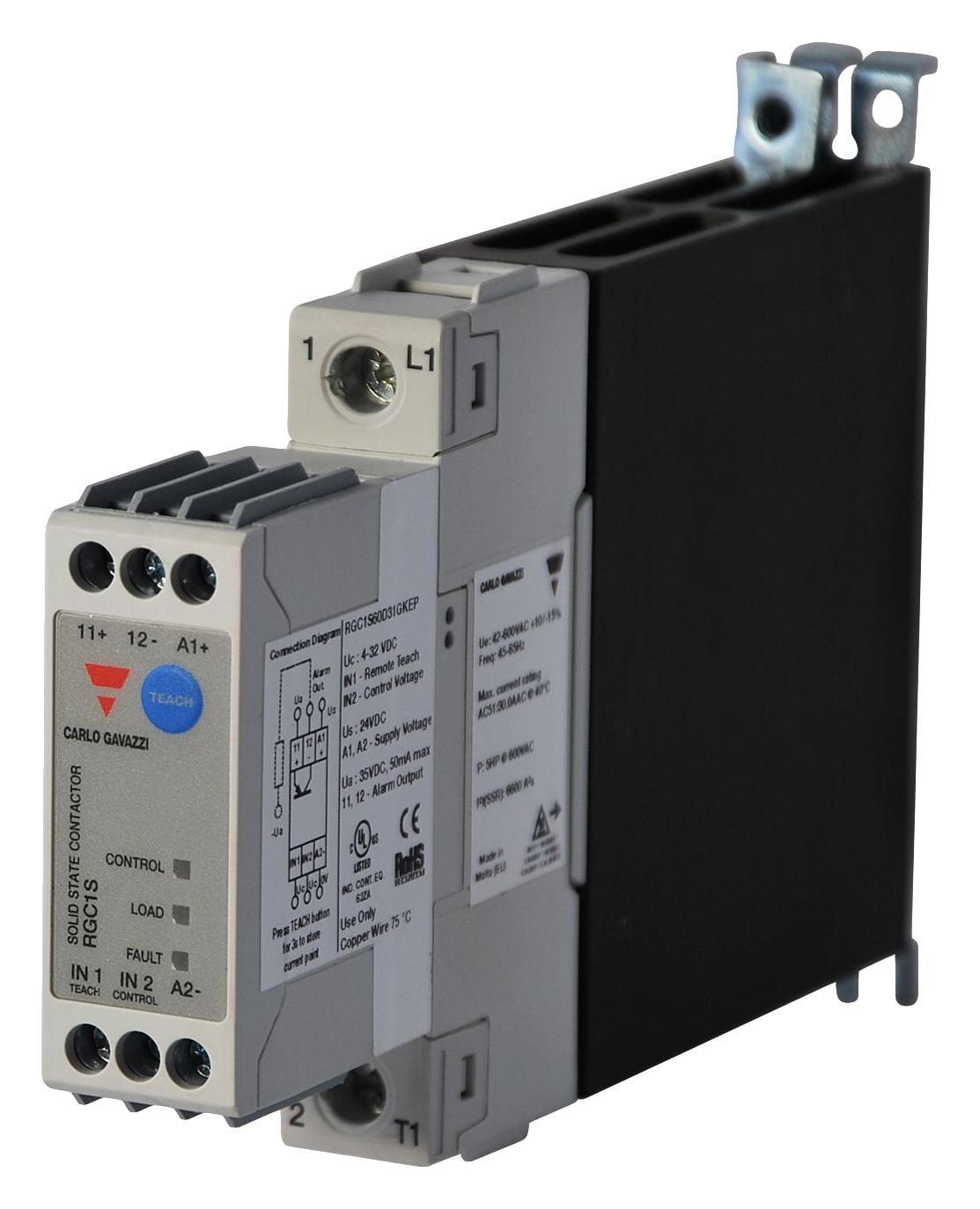 CARLO GAVAZZI RGC1S60D20GKEP Contactores De Estado Sólido