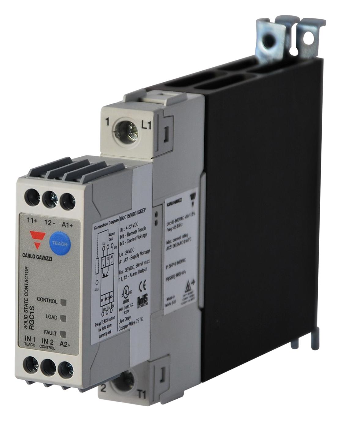 CARLO GAVAZZI RGC1S60D41GGEP Contactores De Estado Sólido