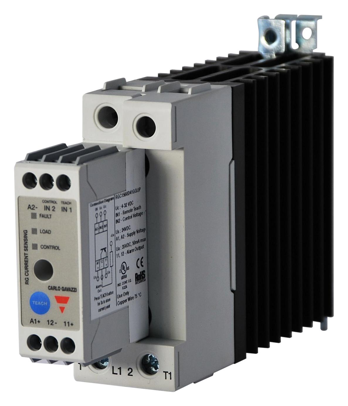 CARLO GAVAZZI RGC1S60D61GGUP Relés De Estado Sólido