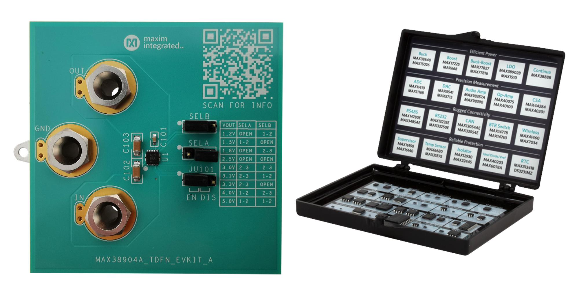 ANALOG DEVICES MAX38904AEVK#TDFN/MAXESSENTIAL Kits De Desarrollo Para Gestión De Alimentación - Regulador Lineal De Tensión