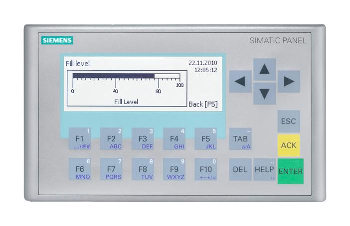 SIEMENS 6AV6 647-0AH11-3AX0 Pantallas De Caracteres