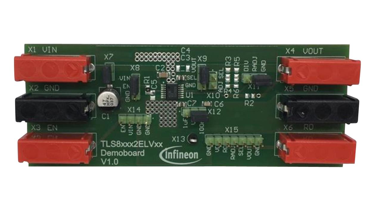 INFINEON TLS835D2ELVSEBOARDTOBO1 Kits De Desarrollo Para Gestión De Alimentación - Regulador Lineal De Tensión