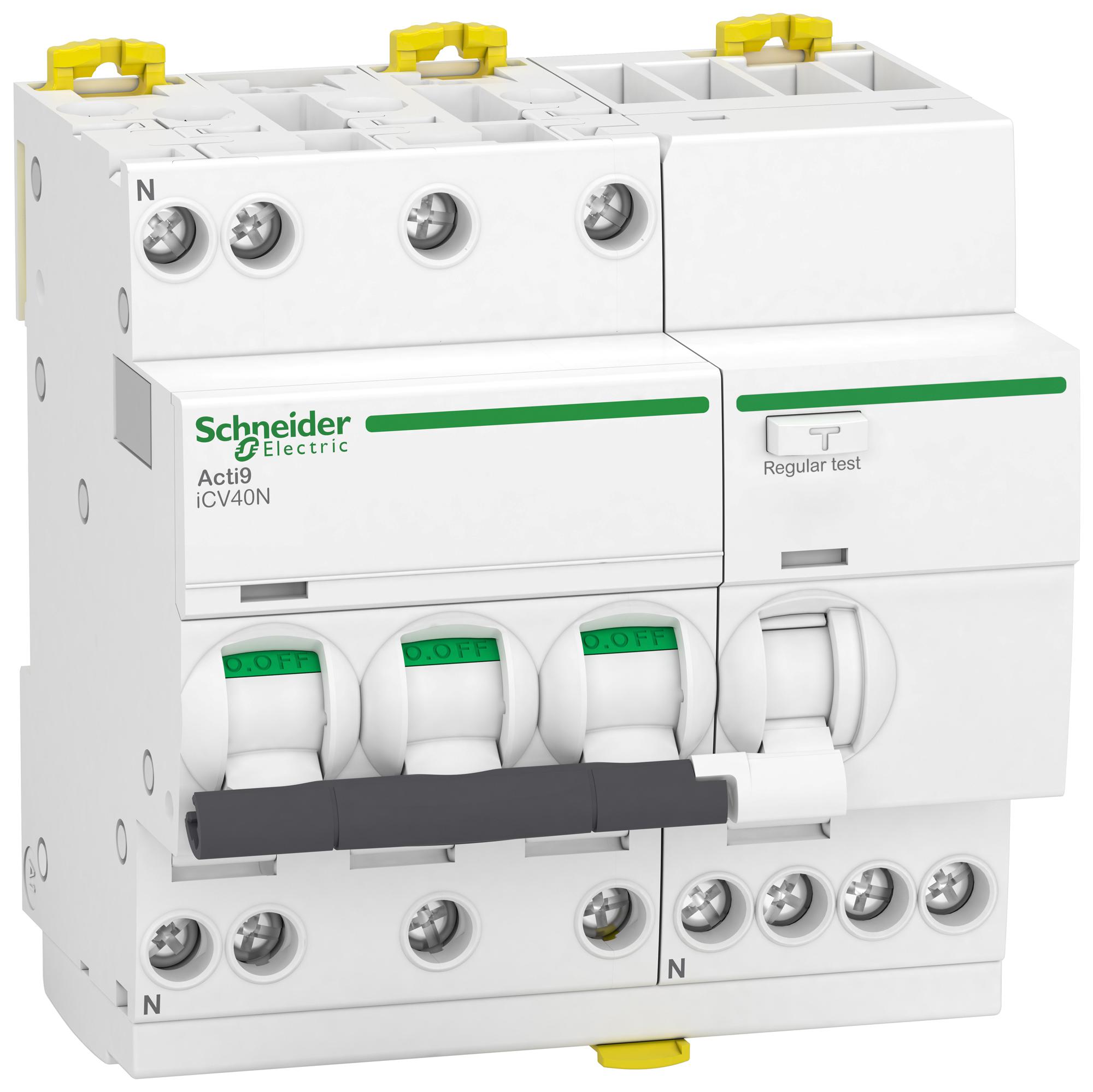 SCHNEIDER ELECTRIC A9DC3732 Disyuntores RCBO, RCD, GFCI, AFDD