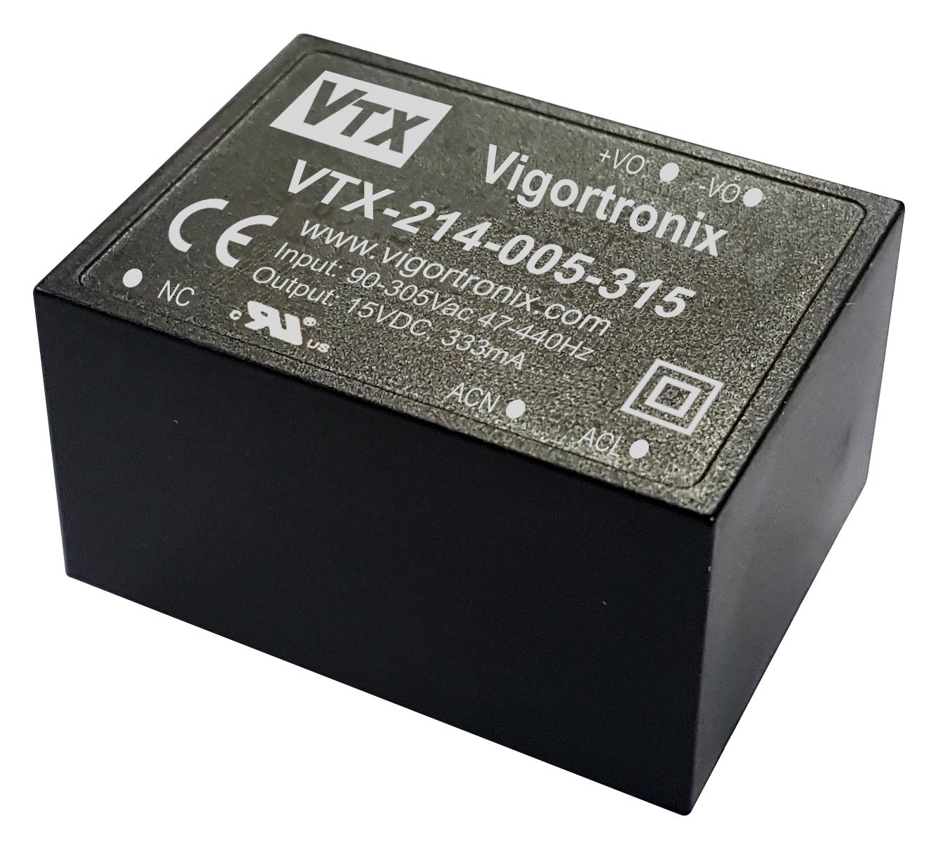 VIGORTRONIX VTX-214-005-324 Convertidores De Montaje En PCB (AC / DC)