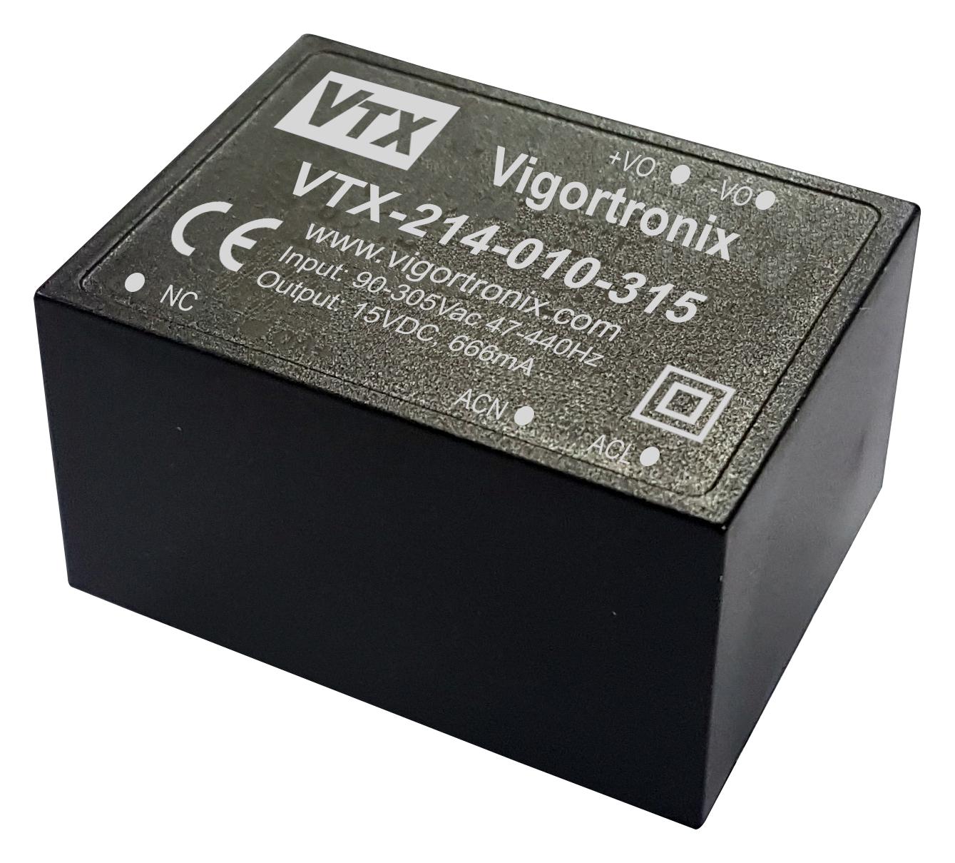 VIGORTRONIX VTX-214-010-312 Convertidores De Montaje En PCB (AC / DC)