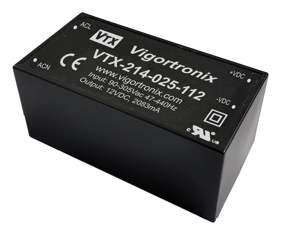 VIGORTRONIX VTX-214-025-115 Convertidores De Montaje En PCB (AC / DC)