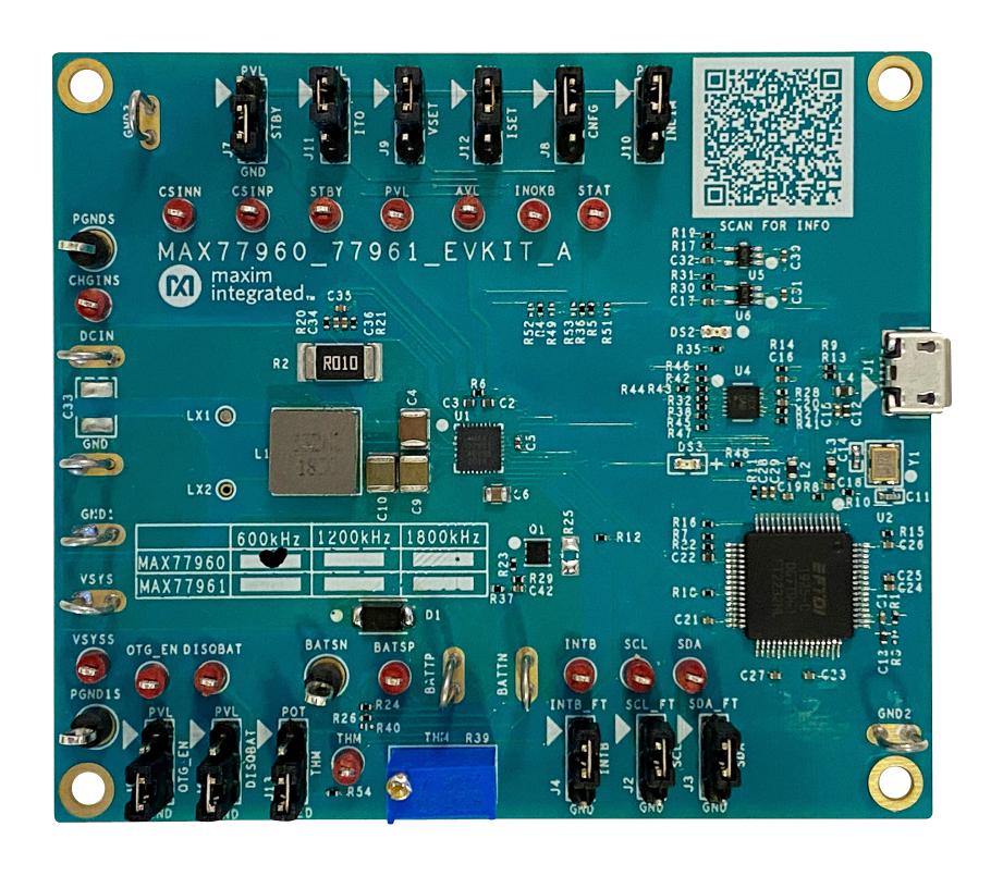 ANALOG DEVICES MAX77960EVKIT-06# Kits De Desarrollo Para Gestión De Baterías