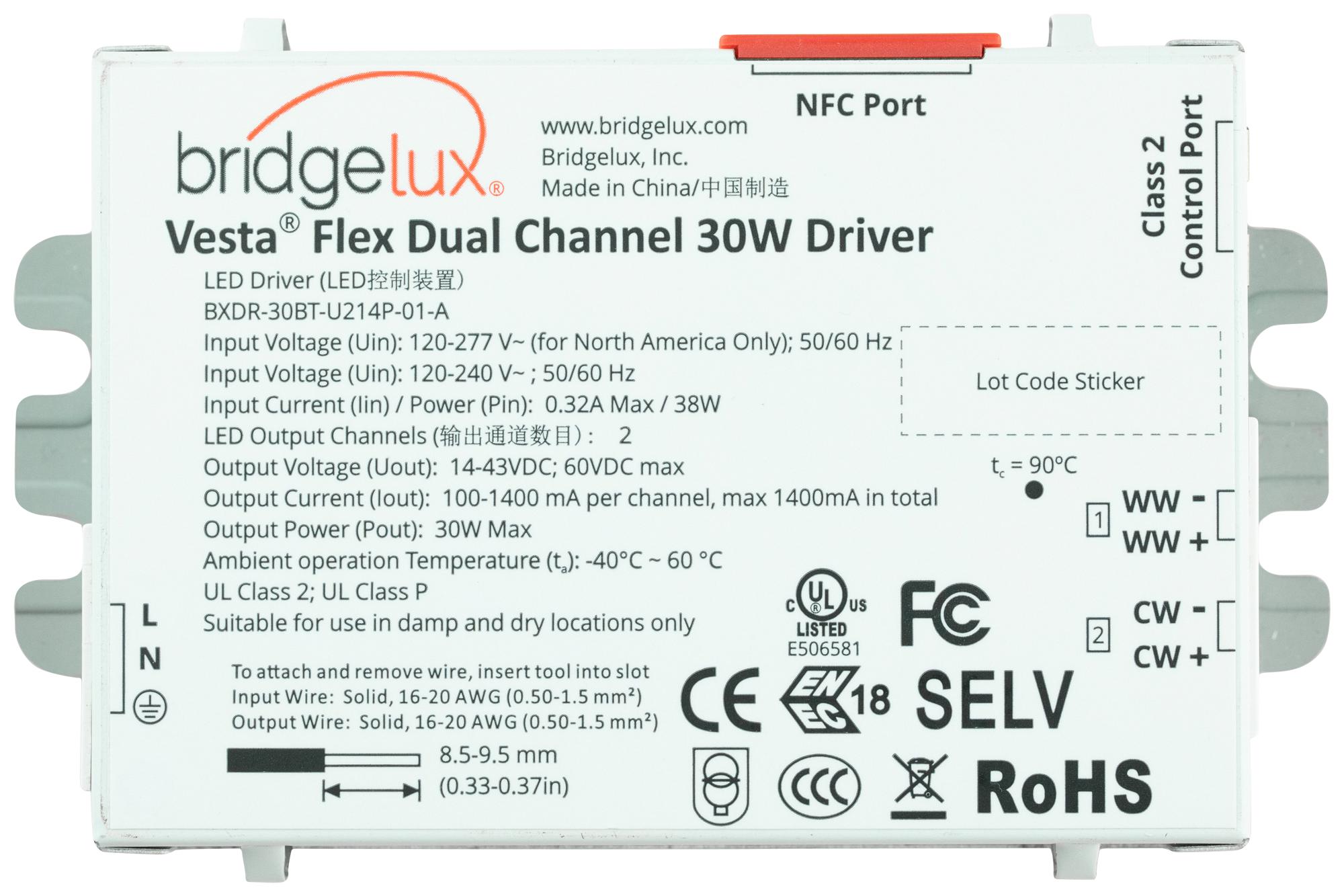 BRIDGELUX BXDR-30BT-U214P-01-A Módulos De Accionador