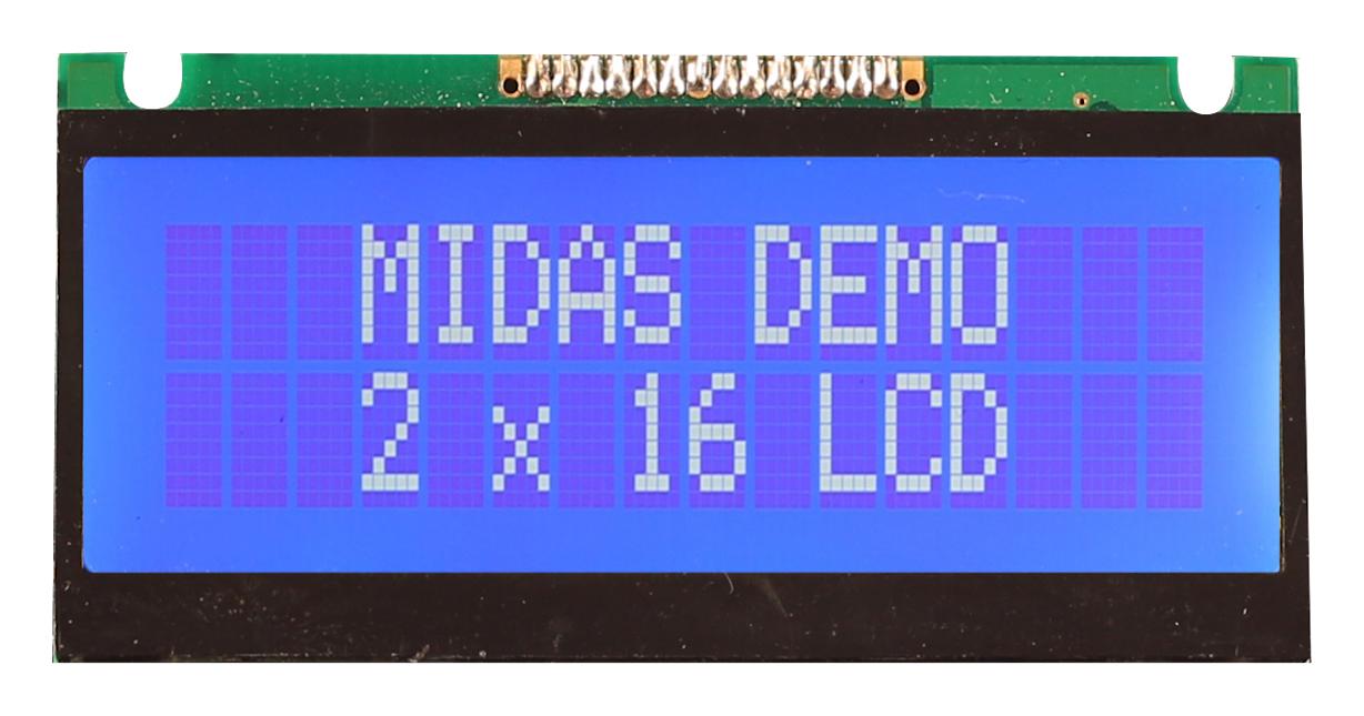 MIDAS DISPLAYS MC21605FA6WE-BNMLW Pantallas LCD Alfanuméricas