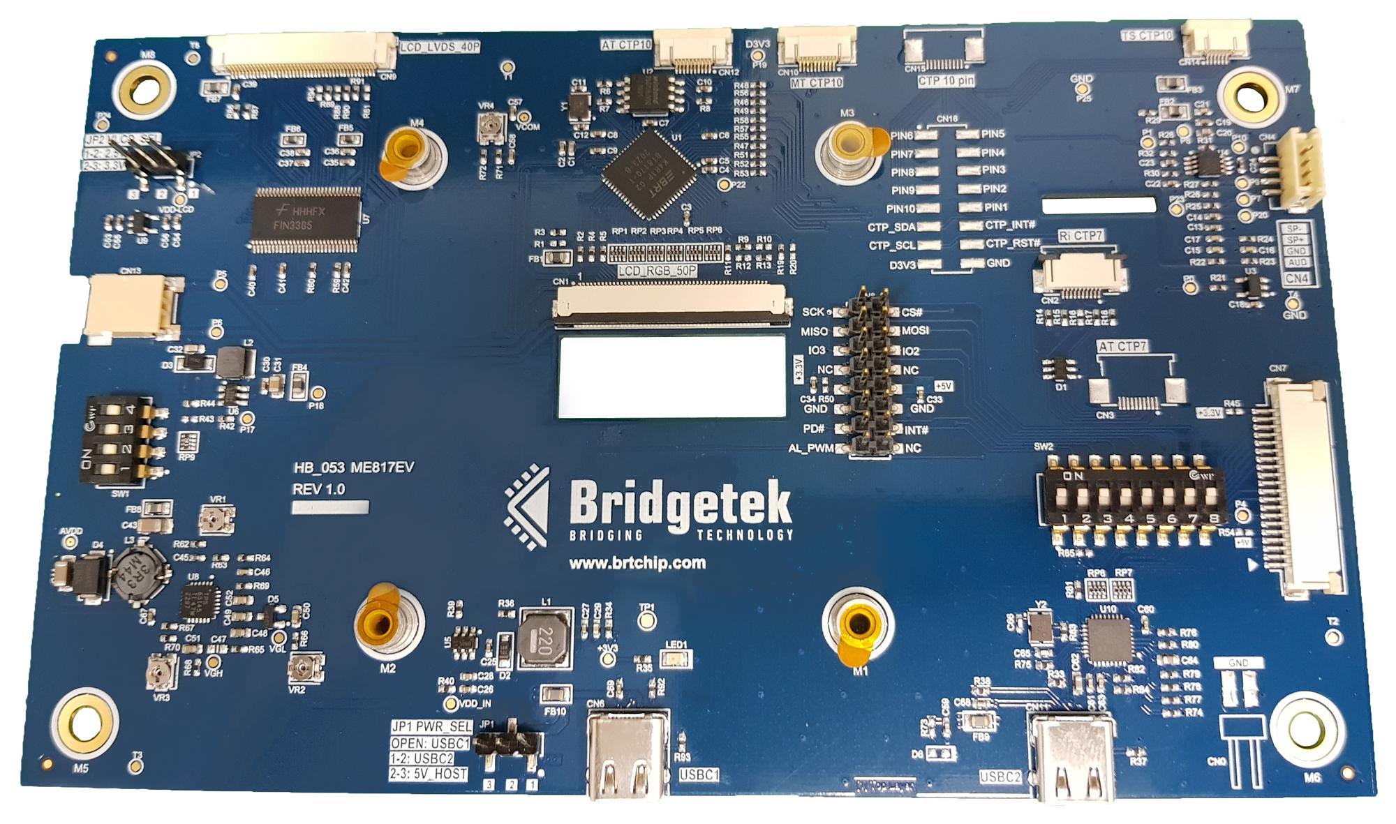 BRIDGETEK ME817EV Kits De Desarrollo Para Visualización