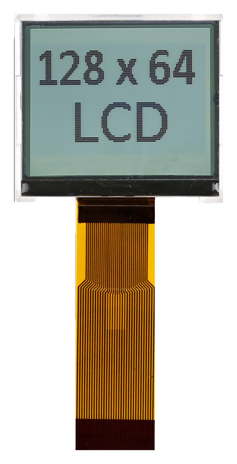 MIDAS DISPLAYS MCCOG128064D6W-FPTLW Pantallas LCD Gráficas