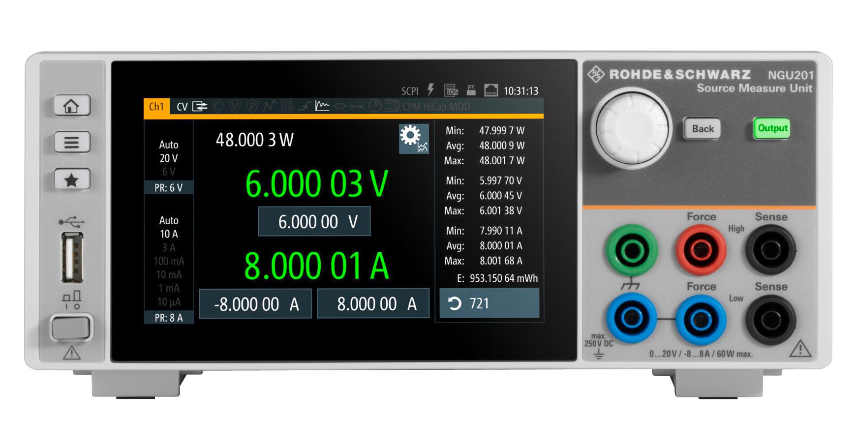 ROHDE & SCHWARZ NGU201COM Unidades De Medida De Fuente (SMU)