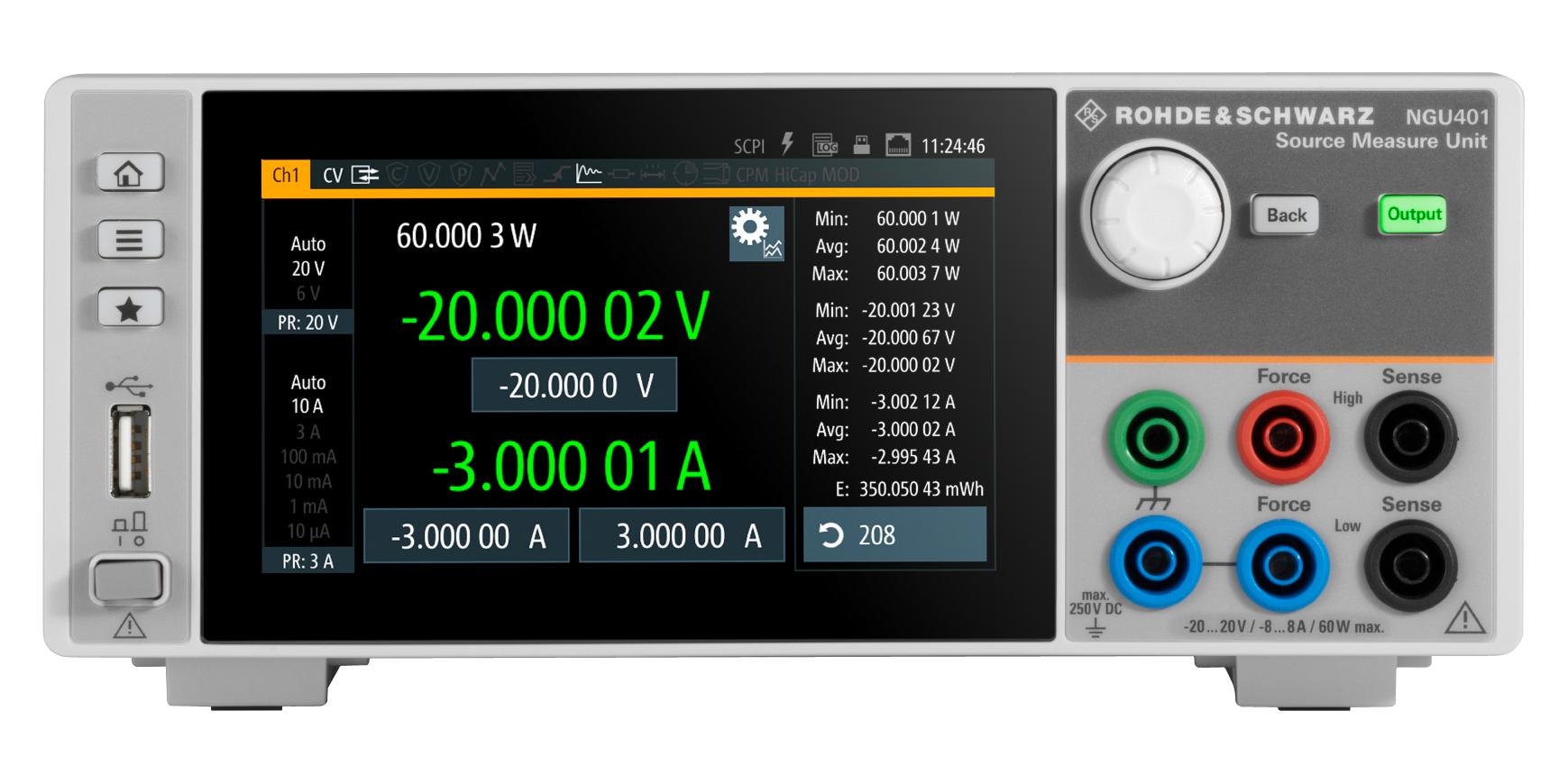 ROHDE & SCHWARZ NGU401COM Unidades De Medida De Fuente (SMU)