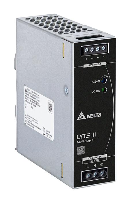 DELTA ELECTRONICS / POWER DRL-48V240W1EN Convertidores De Montaje En Carril DIN (AC / DC)