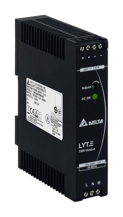 DELTA ELECTRONICS / POWER DRL-48V75W1AZ Convertidores De Montaje En Carril DIN (AC / DC)