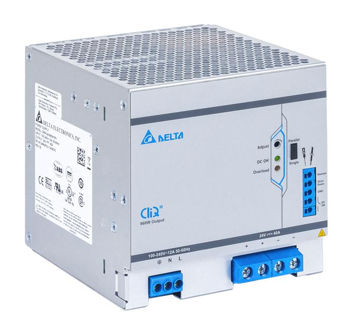 DELTA ELECTRONICS / POWER DRM-24V960W1PN Convertidores De Montaje En Carril DIN (AC / DC)