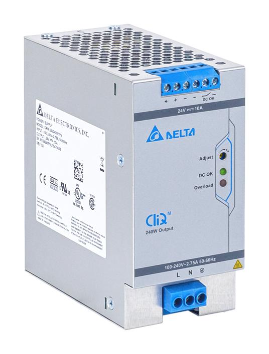 DELTA ELECTRONICS / POWER DRM-24V240W1PN Convertidores De Montaje En Carril DIN (AC / DC)