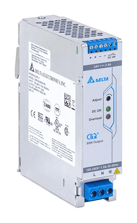 DELTA ELECTRONICS / POWER DRM-24V80W1PN Convertidores De Montaje En Carril DIN (AC / DC)