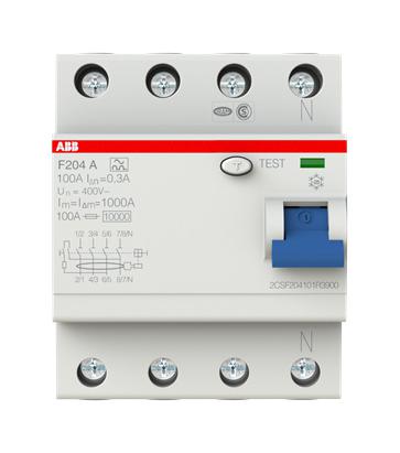 ABB 2CSF204123R3900 Disyuntores RCBO, RCD, GFCI, AFDD