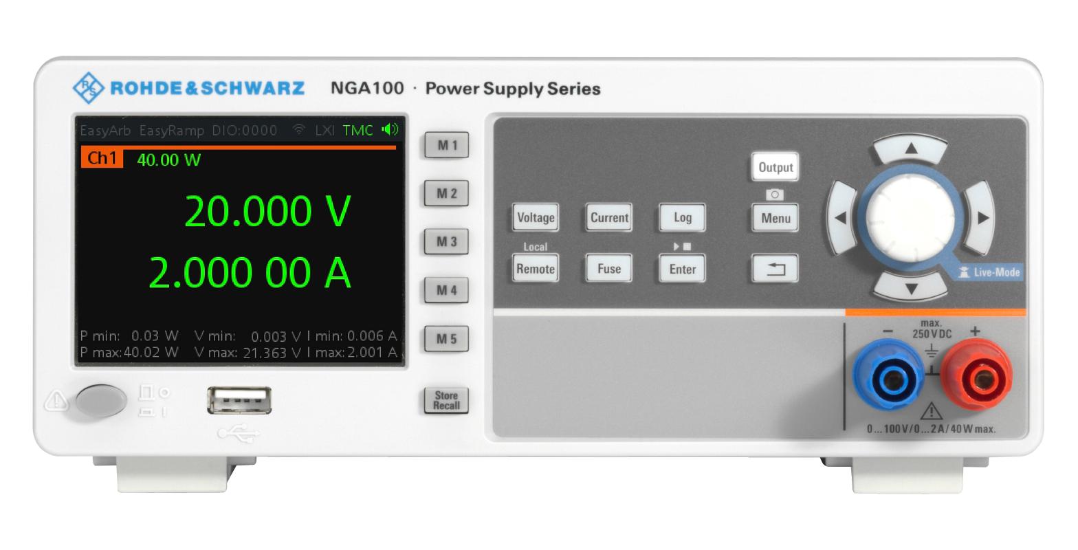 ROHDE & SCHWARZ R&SÂ® NGA141 Fuentes De Alimentación De Banco