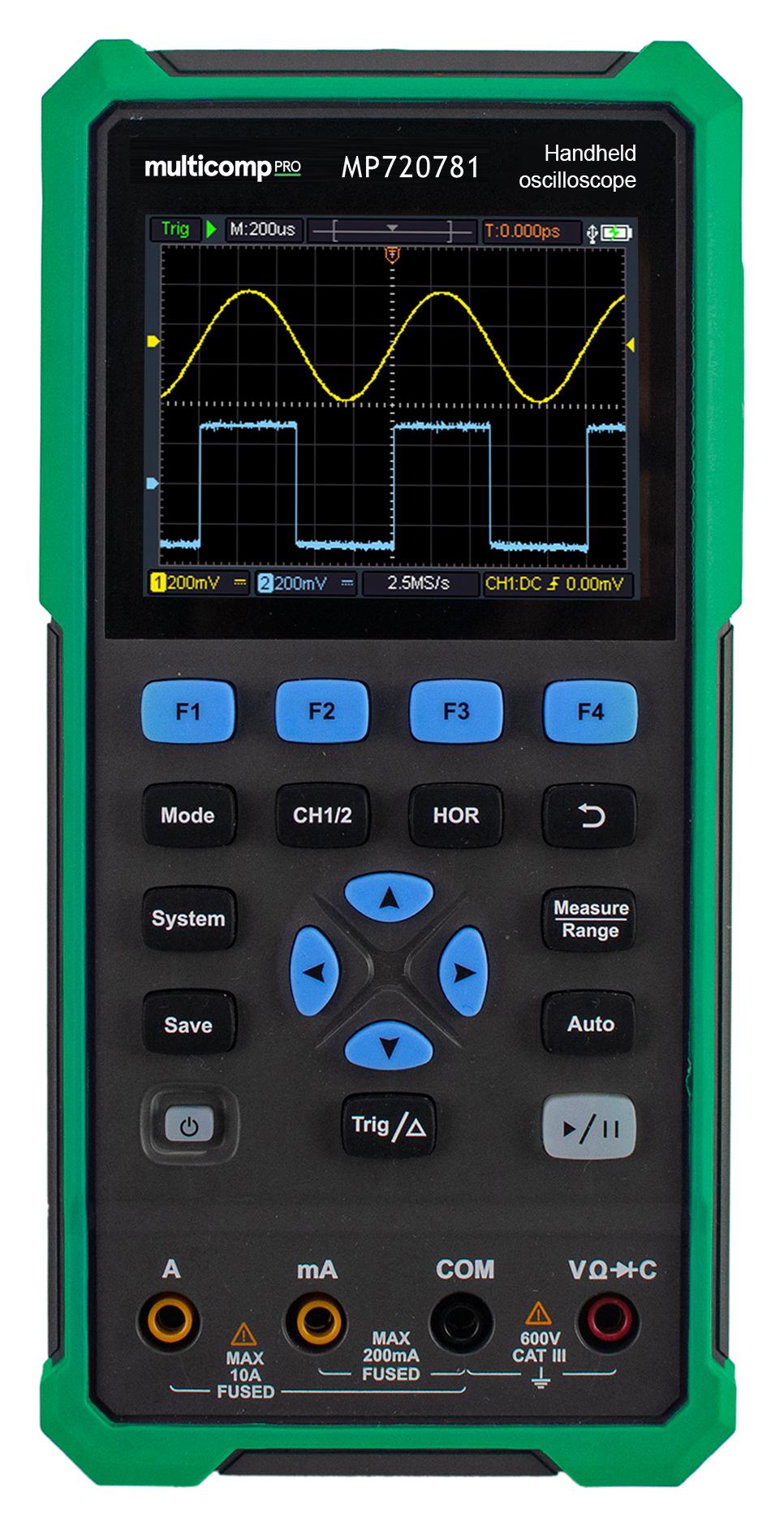 MULTICOMP PRO MP720781 Osciloscopios Portátiles