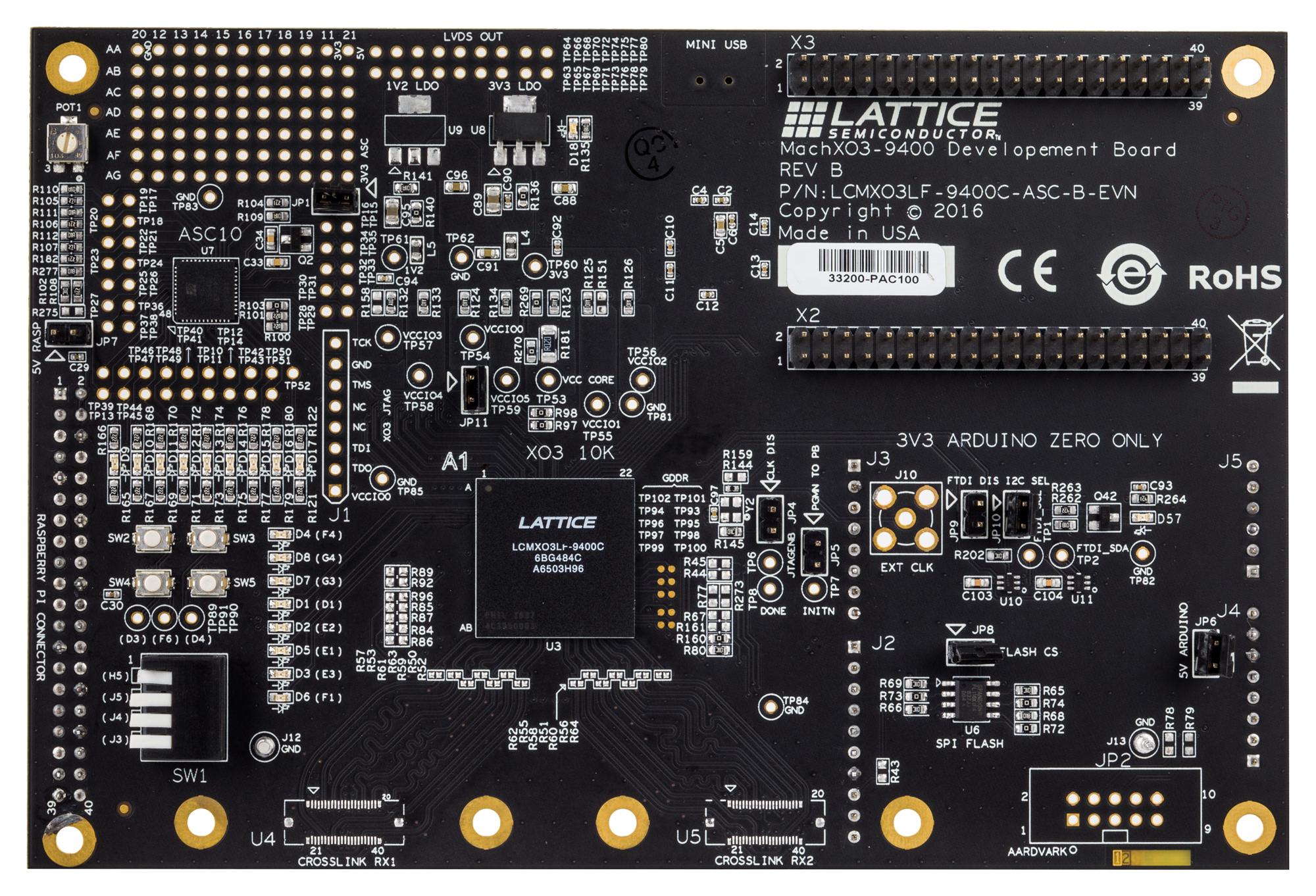 LATTICE SEMICONDUCTOR LCMXO3LF-9400C-ASC-B-EVN Kits De Desarrollo Integrado - FPGA / CPLD