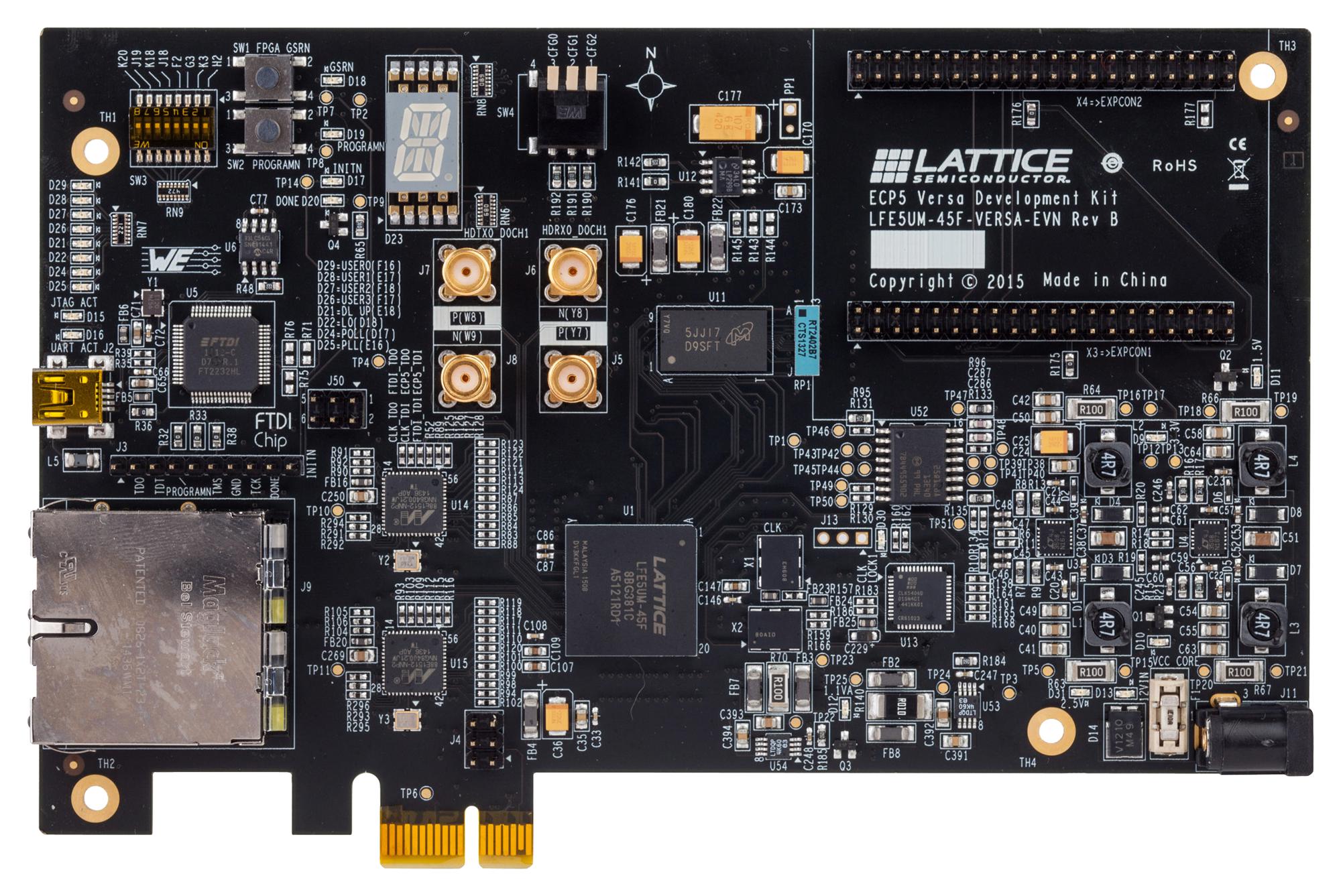 LATTICE SEMICONDUCTOR LFE5UM-45F-VERSA-EVN Kits De Desarrollo Integrado - FPGA / CPLD