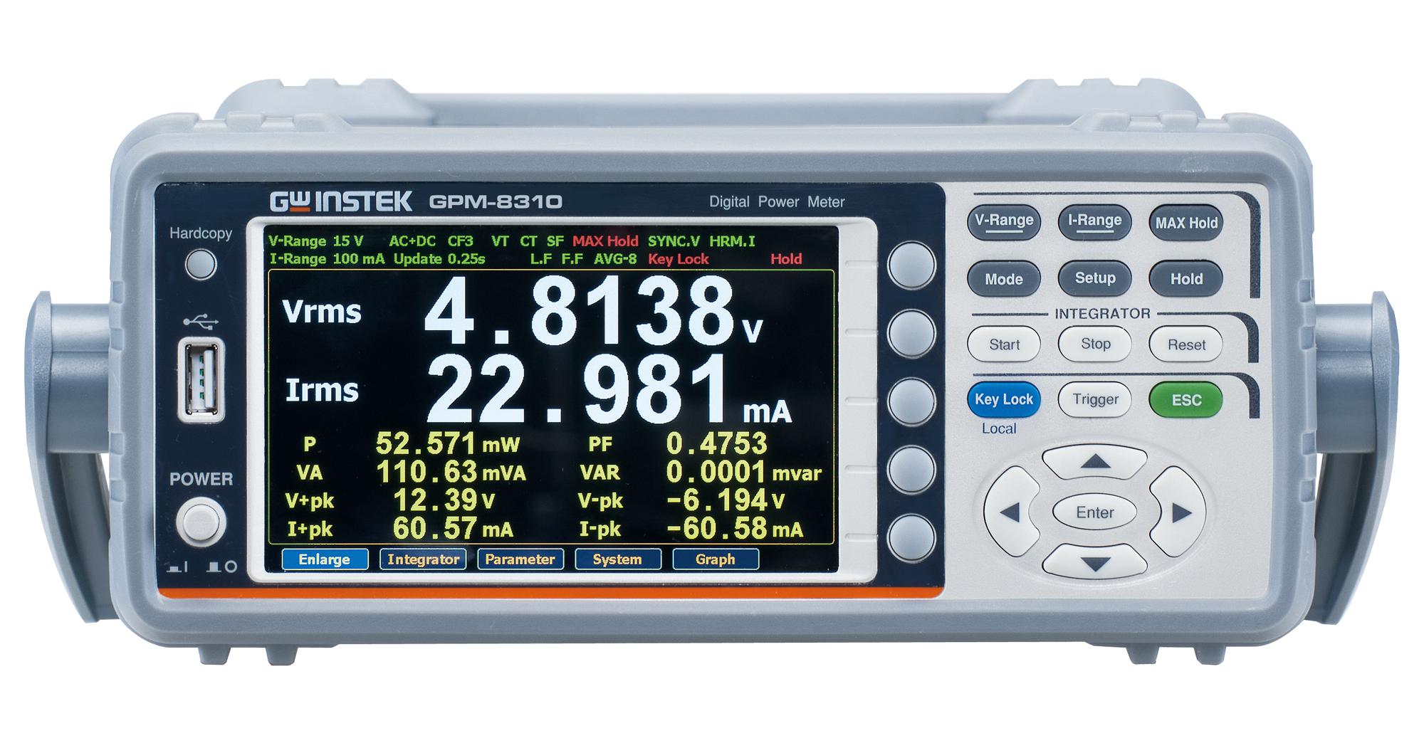 GW INSTEK GPM-8310 Comprobadores De Análisis De Potencia